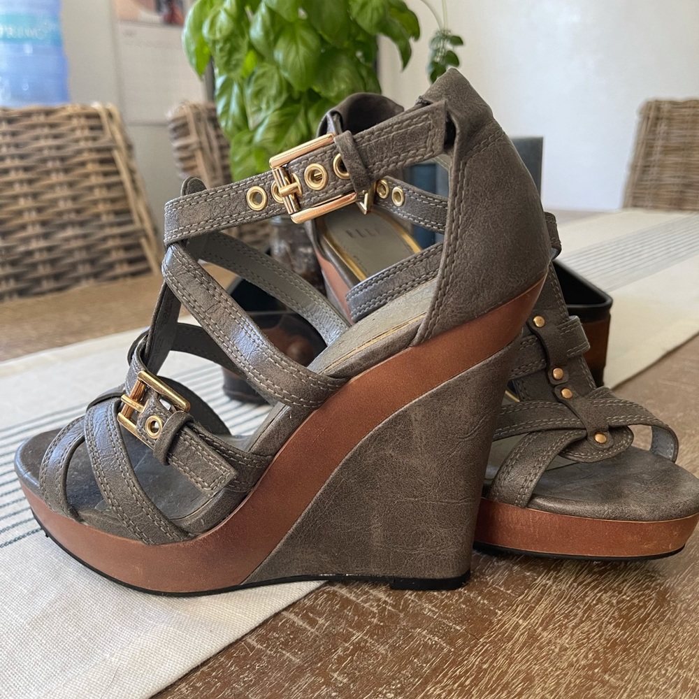 Platformed sandals